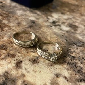 Size 8 wedding set